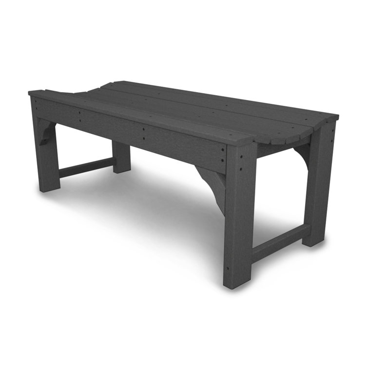 POLYWOOD® Traditional Garden Outdoor Bench & Reviews Wayfair